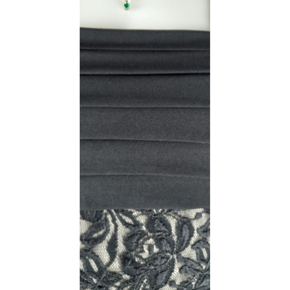 CAROLE LITTLE Black  Stretch Short Lace ‎ Dress Size 6 - Picture 3 of 9